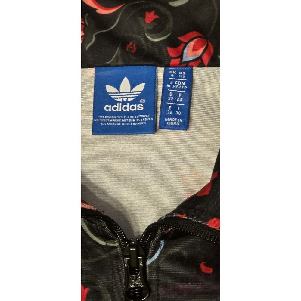 Adidas Originals Floral Flower Firebird Full Zip Track Jacket - Youth US XS - Picture 10 of 10